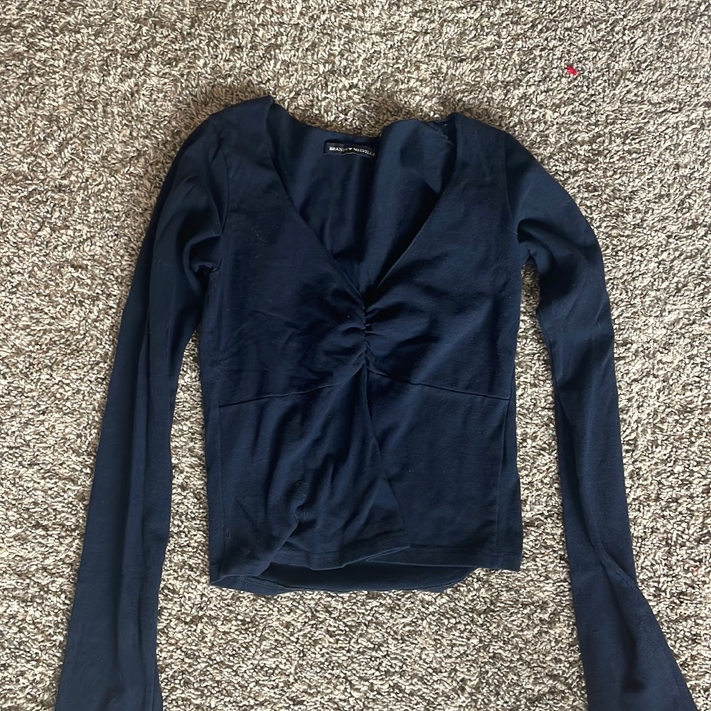 Navy blue Brandy Melville longsleeve top
